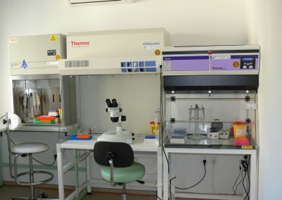 Laboratorio della genetica medica